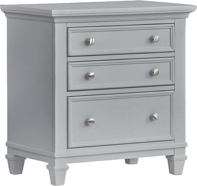Magnussen Home® Charleston Harbor Gray Drawer Nightstand-0