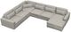 Palliser® Furniture Customizable Ensemble Max Track Arm 4-Piece Right-Arm Facing Chaise Sectional-1