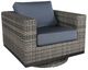 CabanaCoast® Customizable Naya Wicker Outdoor Lounge Swivel Glider-0