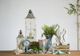 A & B Home Light Blue Clock on Stand-5