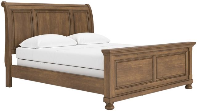 Signature Design by Ashley® Feddinger Medium Brown California King Sleigh Bed-1