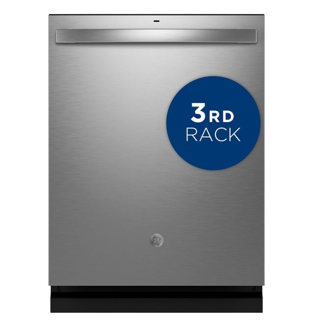 GE® Dry Boost™ 24" Fingerprint Resistant Stainless Top Control Built In Dishwasher-4