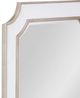 Bassett Mirror Preston Ant Silver/White Wall Mirror-2