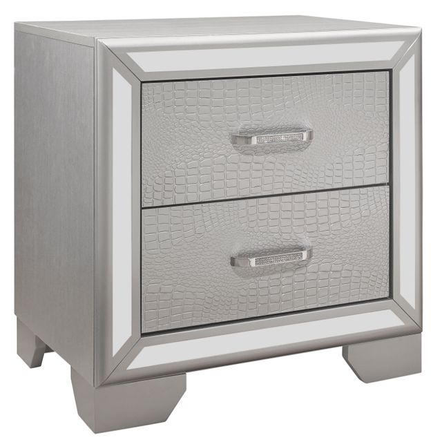 Mazin Furniture Aveline Silver Nightstand-0
