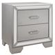 Mazin Furniture Aveline Silver Nightstand-0
