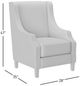 Jofran Inc. Sanders Gray Accent Chair-2