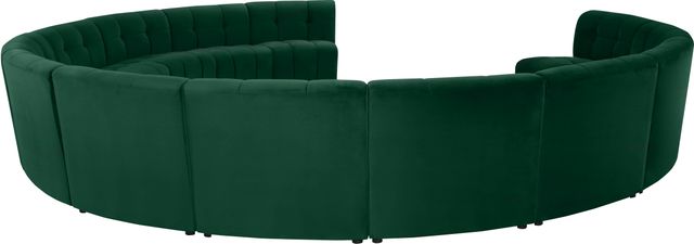 Meridian Furniture Limitless 13-Piece Green Velvet Modular Sectional-3