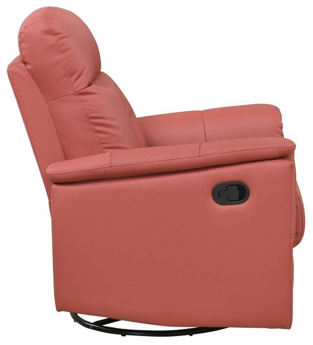 Homelegance® Bristow Red Manual Swivel Glider Reclining Chair-3