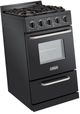 Unique® Appliances Classic 20" Black Freestanding Liquid Propane Gas Range-3