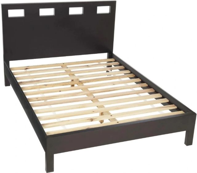 Modus Furniture Nevis Riva Espresso California King Platform Bed-3