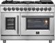 FORNO® Massimo 48" Stainless Steel Pro Style Dual Fuel Range-0