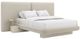 Caracole® Overlap Caracole Classic Ivory 112" King Upholstered Panel Bed-0