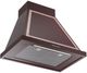 Ilve® Nostalgie II Noblesse 30" Burgundy Wall Mounted Range Hood with Copper Trim-1