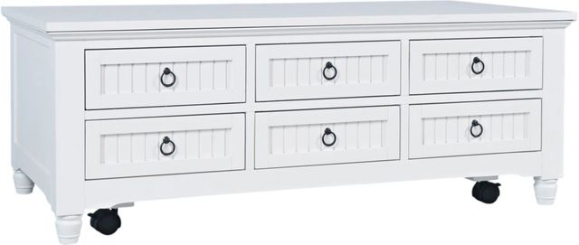 Jofran Inc. Westport White Castered Lift Top Table-0