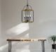 Cal® Lighting & Accessories Ripon Iron/Oak Chandelier-1