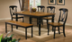 Winners Only® Quails Run Almond 60" Leg Table with Ebony Base-0