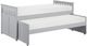 Homelegance® Orion Gray Twin/Twin Trundle Bed-3