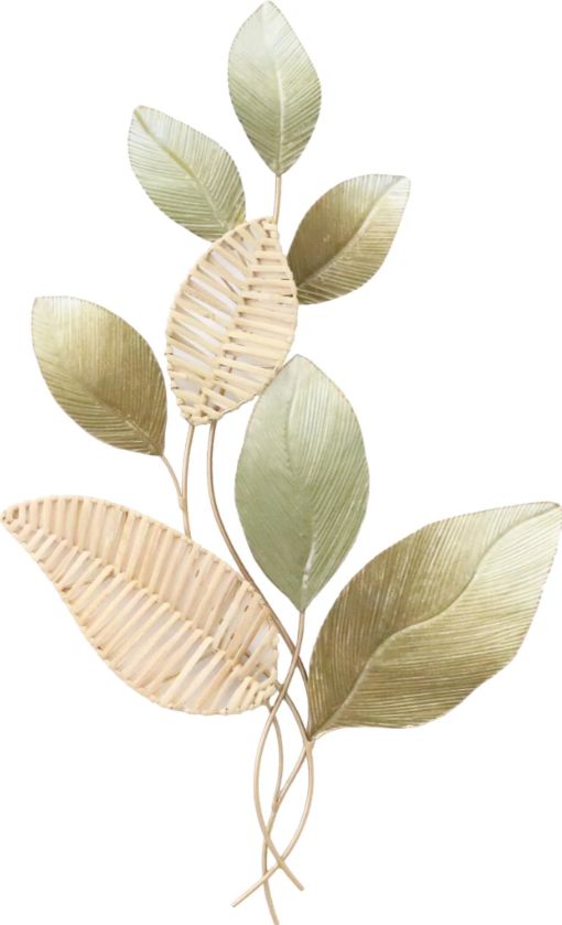 Classy Living Radiant Leafy Wall Sculpture Wall Decor-0