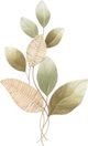 Classy Living Radiant Leafy Wall Sculpture Wall Decor-0