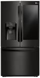 LG 21.9 Cu. Ft. Matte Black Stainless Steel Counter Depth French Door Refrigerator-1