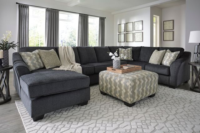 Signature Design by Ashley® Eltmann 4-Piece Slate Left-Arm Facing Sectional and Chaise-4