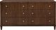 Hooker® Furniture Archives Classic Walnut 6-Drawer Dresser-1