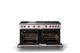 Viking® 5 Series 60" Blush Pro Style Gas (NG) Range with Polished Chrome Trim-1