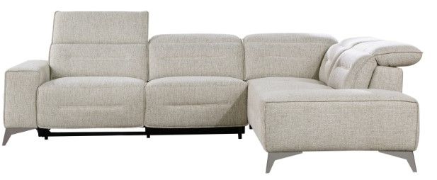 Homelegance® Adahlia 2-Piece Sand Right-Arm Facing Power Reclining Sectional and Chaise-3