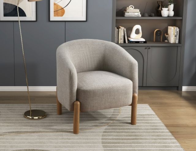 Homelegance® Borger Taupe Accent Chair-1