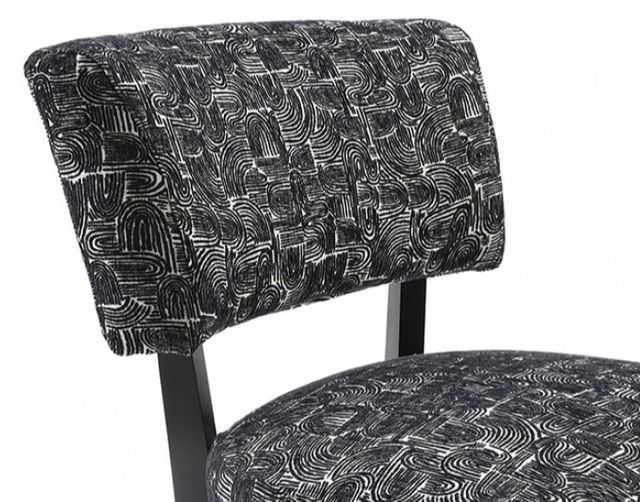 Furniture of America® Aveni Black Accent Chair-4