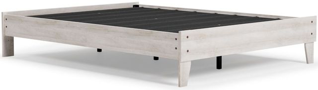 Signature Design by Ashley® Shawburn 5-Piece Whitewash Queen Platform Bed Set-1