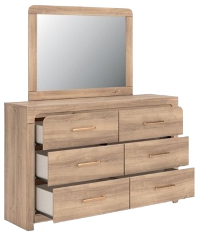 Signature Design by Ashley® Kinlanni Tan Dresser and Mirror-2
