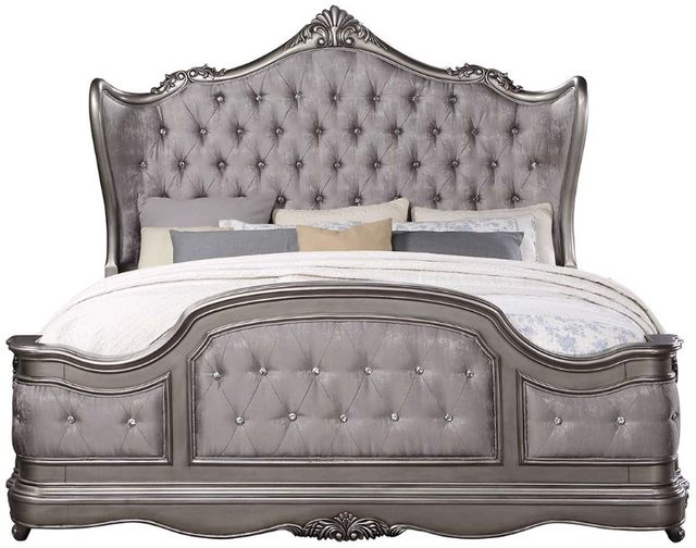 ACME Furniture Ariadne Antique Platinum/Gray Eastern King Panel Bed-3