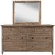 Jofran Inc. Maxton 4-Piece Wash Brown Queen Panel Storage Bedroom Set-2