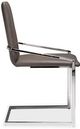 Mazin Furniture Jasmine Chrome/Gray Arm Dining Chair-2