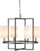 Crestview Collection Fields Silver 4-Light Chandelier-2