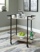 Signature Design by Ashley® Waylowe Brown/Black Bar Cart-4