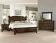 Vaughan-Bassett Sawmill Sedona Queen Arch Storage Bed-2