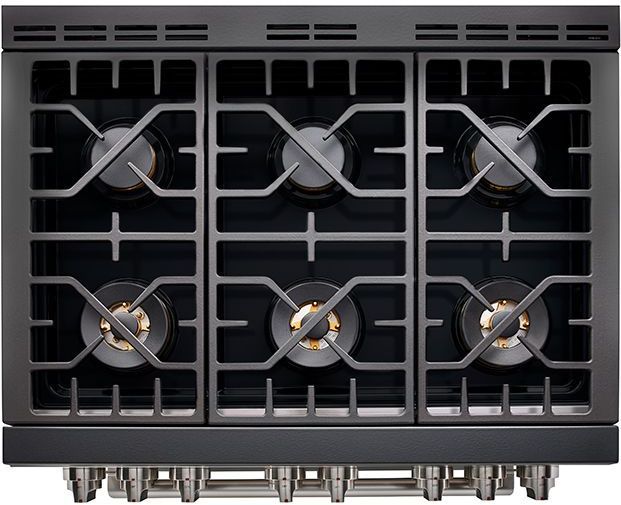 Forza™ 36" Stainless Steel Pro Style Natural Gas Range-3