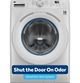 GE® SmartHQ™ 4.6 Cu. Ft. White Front Load Washer with OdorBlock™-2
