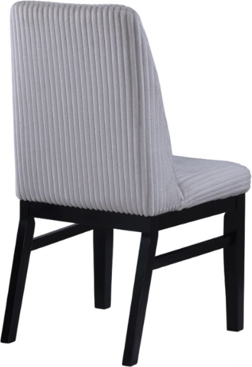 Crown Mark Hadley Light Gray/Black Dining Side Chair-3