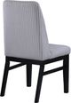 Crown Mark Hadley Light Gray/Black Dining Side Chair-3