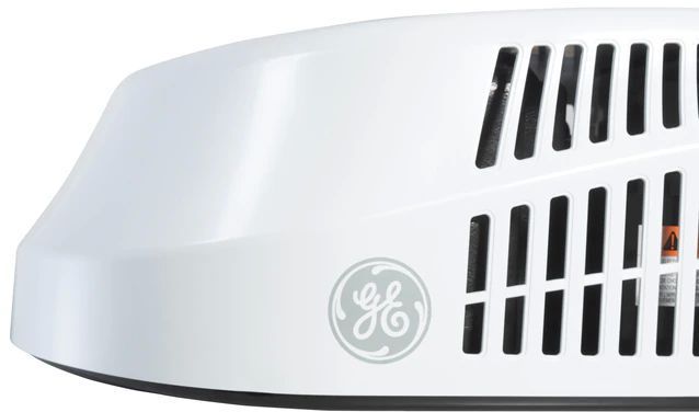GE® 13500 BTU's White Exterior RV Air Conditioner -2