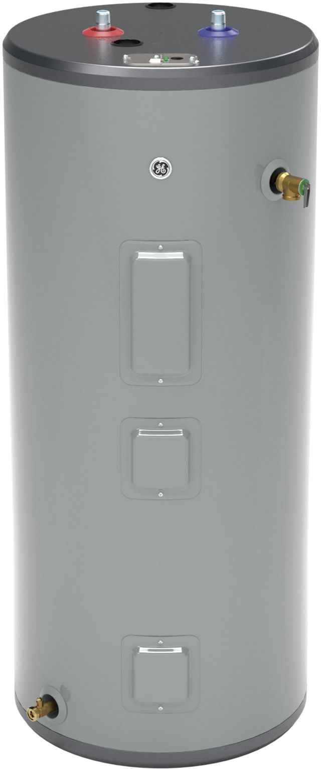 GE® 40 Gallon Gray Electric Water Heater-0