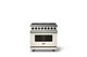 Viking® 7 Series 36" Pure White Pro Style Dual Fuel Range-3
