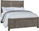 Vaughan-Bassett Dovetail Mystic Gray California King Board and Batten Panel Bed-0