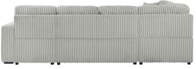 Coaster® Devonshire 3-Piece Gray U-Shape Sleeper Sectional and Storage Chaise -8