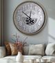 YHD Gold/Silver Metal Lux Gear Clock-1