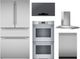 Thermador® 5 Piece Stainless Steel Induction Kitchen Package-0