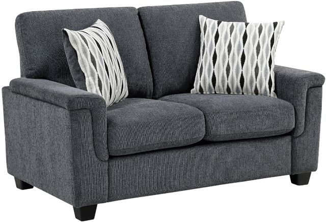 Homelegance® Chelsea Dark Gray Loveseat-0
